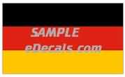  CNF306 Germany Flag Decal