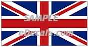 CNF307 Great Britain Flag Decal