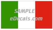  CNF308 Italy Flag Decal