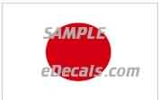  CNF309 Japan Flag Decal