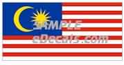 CNF310 Malasia Flag Decal