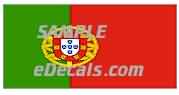 CNF312 Portugal Flag Decal