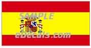  CNF314 Spain Flag Decal