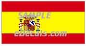 CNF314 Spain Flag Decal