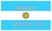 CNF315 Argentina Flag Decal