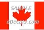 CNF316 Canada Flag Decal