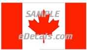 CNF316 Canada Flag Decal