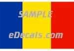 CNF318 Romania Flag Decal
