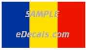 CNF318 Romania Flag Decal