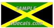  CNF321 Jamacia Flag Decal