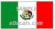  CNF323 Mexico Flag Decal