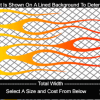 COL700 Color Fade Flame Decal