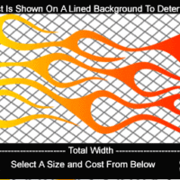  COL705 Color Fade Flame Decal