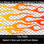 COL707 Color Fade Flame Decal