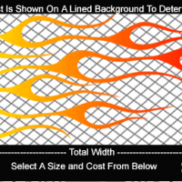  COL708 Color Fade Flame Decal