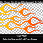 COL712 Color Fade Flame Decal