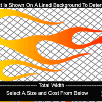  COL723 Color Fade Flame Decal