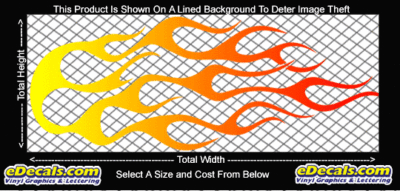 COL724 Color Fade Flame Decal