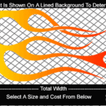 COL725 Color Fade Flame Decal