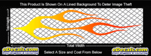 COL728 Color Fade Flame Decal