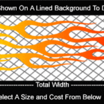 COL731 Color Fade Flame Decal
