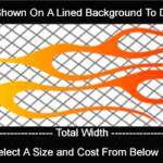 COL737 Color Fade Flame Decal