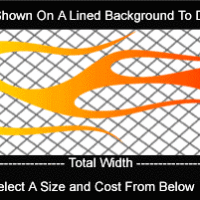  COL742 Color Fade Flame Decal