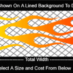 COL743 Color Fade Flame Decal
