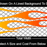 COL749 Color Fade Flame Decal