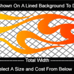 COL752 Color Fade Flame Decal