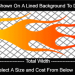 COL755 Color Fade Flame Decal