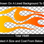 COL759 Color Fade Flame Decal
