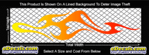 COL769 Color Fade Flame Decal