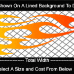 COL771 Color Fade Flame Decal