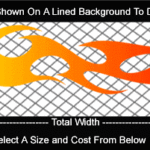 COL774 Color Fade Flame Decal