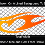 COL779 Color Fade Flame Decal