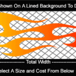 COL782 Color Fade Flame Decal