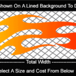 COL784 Color Fade Flame Decal