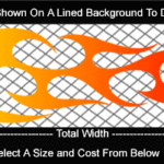 COL787 Color Fade Flame Decal