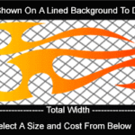 COL790 Color Fade Flame Decal