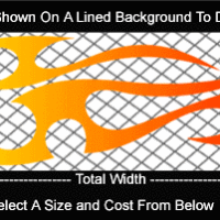  COL790 Color Fade Flame Decal