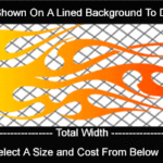COL792 Color Fade Flame Decal