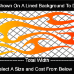 COL797 Color Fade Flame Decal