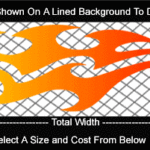 COL799 Color Fade Flame Decal