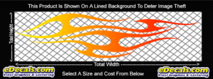 COL800 Color Fade Flame Decal