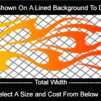  COL801 Color Fade Flame Decal
