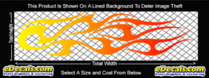 COL801 Color Fade Flame Decal