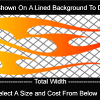  COL802 Color Fade Flame Decal