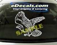  CRT101 Eagle Cartoon Decal