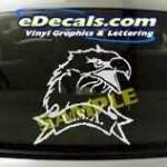 CRT102 Eagle Cartoon Decal
